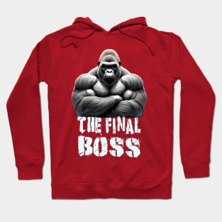 The Final Boss Silverback Gorilla Design Hoodie